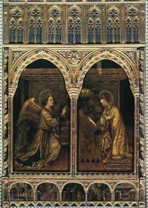 Annunciation 1444 by Jacopo Bellini