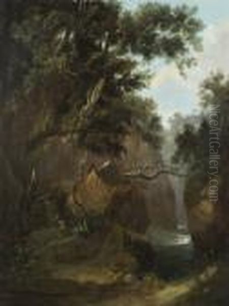 Two Hunters In The Dargle Valley - view 1