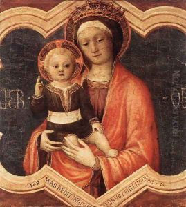 Madonna and Child 1448 by Jacopo Bellini
