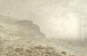 'ventnor, Isle Of Wight' And 'bonchurch, Isle Of Wight' by George Jnr Barrett