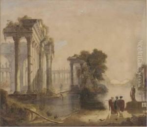Figures In An Arcadian Landscape