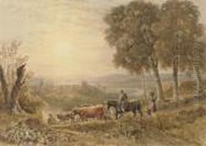 Returning From Market by George Jnr Barrett