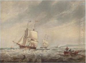 Fishing Vessel At Sea by George Jnr Barrett