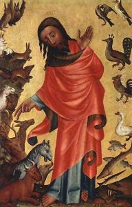 Creation of the Animals, panel from Grabow Altarpiece 1383
