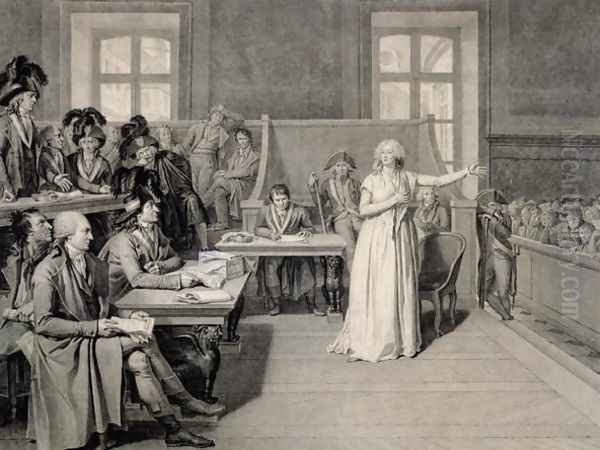 Marie-Antoinette (1755-93) of Habsbourg-Lorraine, Judged by the Revolutionary Tribunal Court, 16th October 1793, (2) - view 1