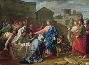 Jesus Resurrecting the Son of the Widow of Naim Jesus Resurrecting the Son of the Widow of Naim