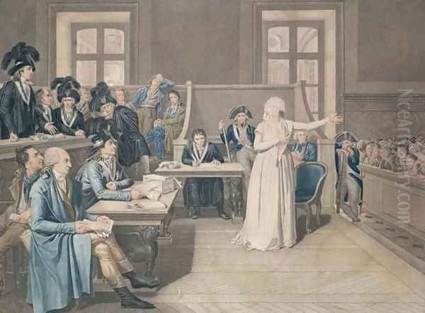 Marie Antoinette of Austria (1755-93) Judged by the Revolutionary Tribunal Court, 16th October 1793, 1794 (1) - view 1