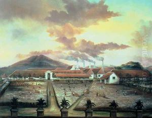 A Sugar Plantation in the South of Trinidad, c.1850 by C. Bauer