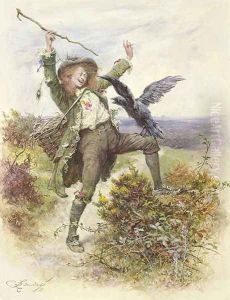 Barnaby Rudge and the Raven Grip by Frederick Barnard