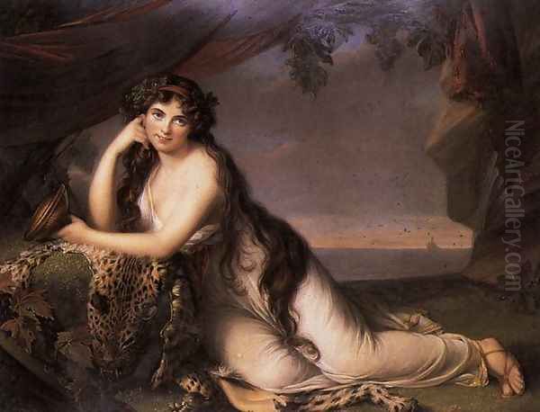Lady Hamilton as a Bacchante 1803 - view 1