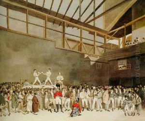 A benefit with Randall and Turner sparring, The Fives Court, London by T. Blake
