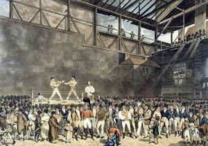 The Interior of the Fives Court, engraved by Charles Turner, 1818 by T. Blake
