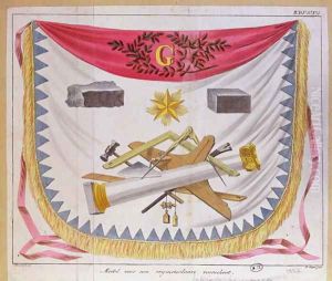 A masonic apron 1826