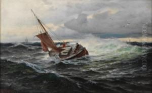 Losbat I Hoy Sjo by Carl Wilhelm Barth
