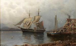 Motiv Fra Hvaleroerne by Carl Wilhelm Barth