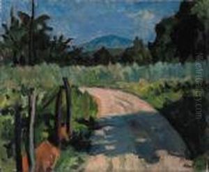 Weg Im Sonnenlicht by Paul Basilius Barth
