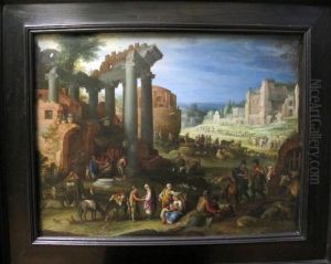 Ruins and Figures by Paul Bril