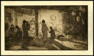 New Year's Eve, Japan by Charles William Bartlett