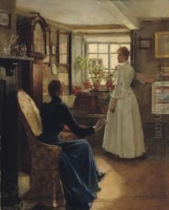 Reading Aloud by Charles William Bartlett