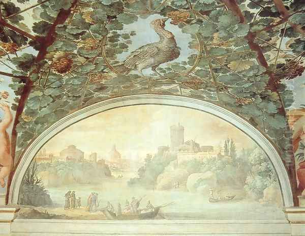 Landscape with Boats on a River - view 1