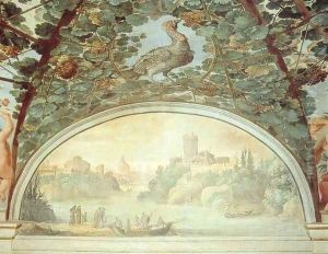 Landscape with Boats on a River by Paul Bril