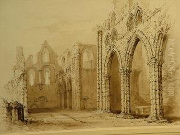 Interior Of Dundrennan Abbey, Kirkcudbrightshire - view 1