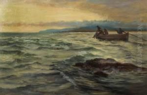 Pulling In The Nets by William Henry Bartlett