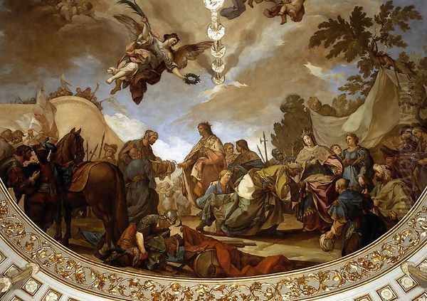 Ceiling fresco (detail) 2 - view 1