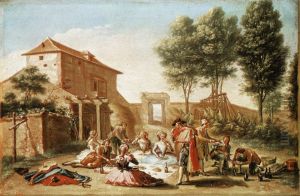 Lunch on the Field by Francisco Bayeu Y Subias