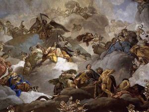 Ceiling fresco (detail)