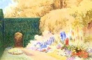Intimate Flower Garden by Mary Georgina Barton