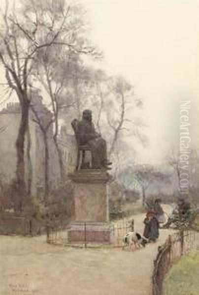 The Carlyle Statue, Chelsea - view 1