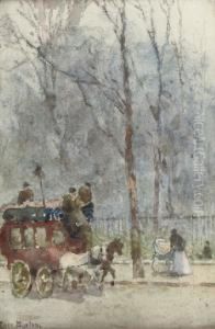 The Hammersmith Omnibus On Piccadilly by Rose Barton