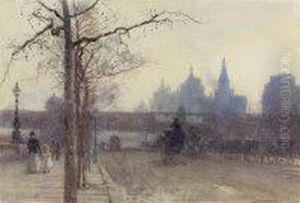 Charing Cross Bridge, London by Rose Barton