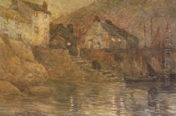 A Quiet Harbour At Dusk - view 1