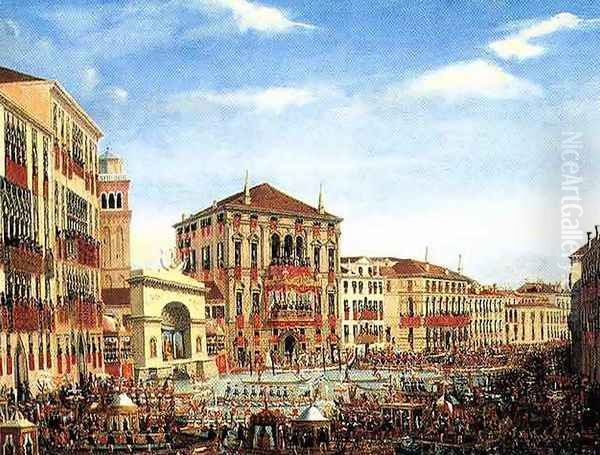 Napoleon I Presiding over a Regatta in Venice in 1807 - view 1