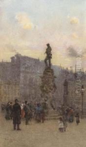 Gordon's Statue, London by Rose Barton