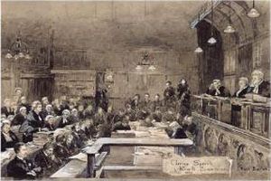 Closing Speech Of The Parnell Commission, 22nd November 1889 by Rose Barton