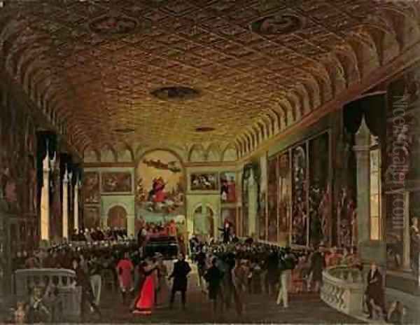 Commemoration of Antonio Canova (1757-1822) in the Sala dell'Assunta in the Accademia Galleries - view 1