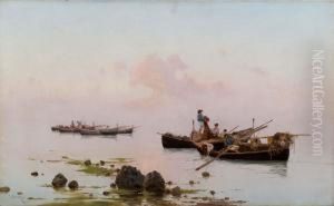 Scena Di Pesca by Pietro Barucci