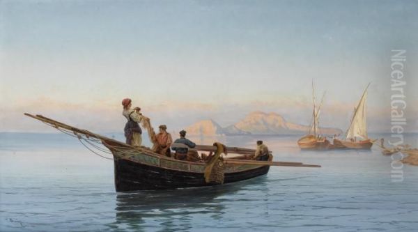 Fishing Off The Italian Coast - view 1