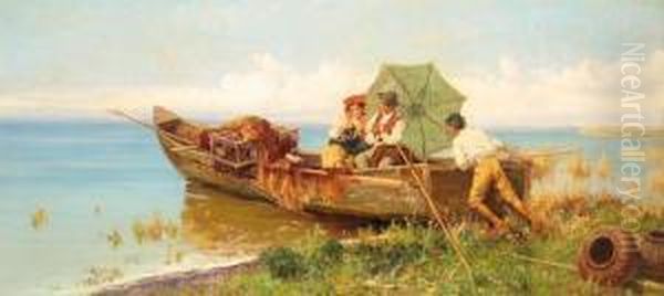 On The Way To Market By Boat - view 1