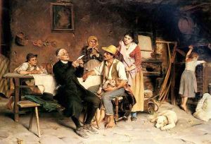 The Letter by Luigi Bechi