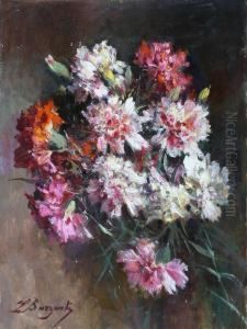 Natura Morta Di Fiori by Licinio Barzanti