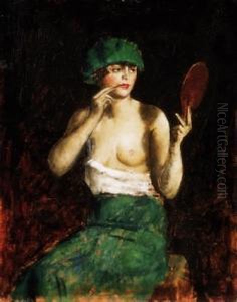 Woman, Making Up - view 1