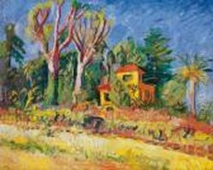 Landscape In South France by Andor Basch