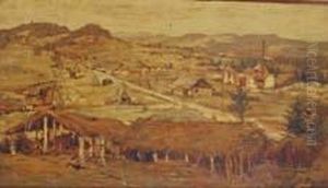 Veduta Del Villaggio Di Slanki by Arpad Basch