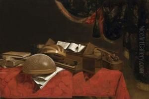 A Still Life With Musical Instruments by Evaristo Baschenis