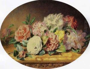Spring Flowers on a Ledge by Valentine Bartholomew