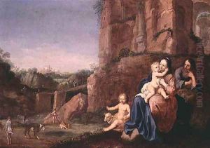 The Flight into Egypt by Bartholomeus Breenbergh